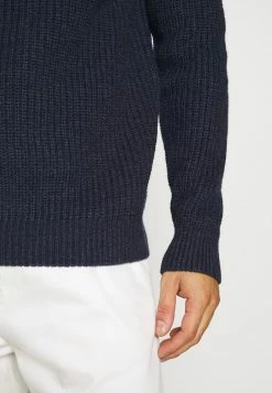 Pier One CHUNKY MOCKNECK JUMPER - Jumper - Dark Blue -Pier One Shop 00064eaa02aa4c40b4957e6d7f6ce25e