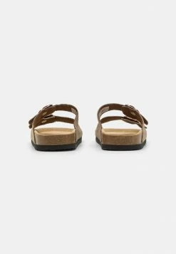 Pier One LEATHER UNISEX - Mules - Stone -Pier One Shop 000fb85e1afd4504bcf13e0042582440