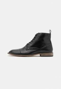 Pier One Lace-up Ankle Boots - Black
