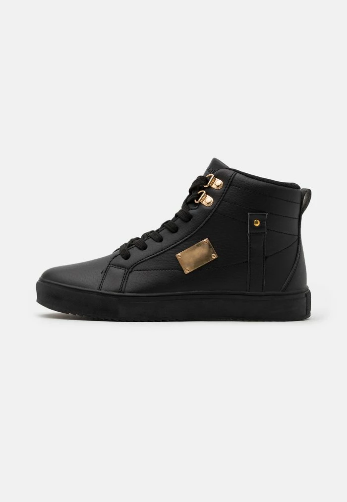 Pier One High-top Trainers - Black/gold-coloured 1 Pier One High-top Trainers - Black/gold-coloured