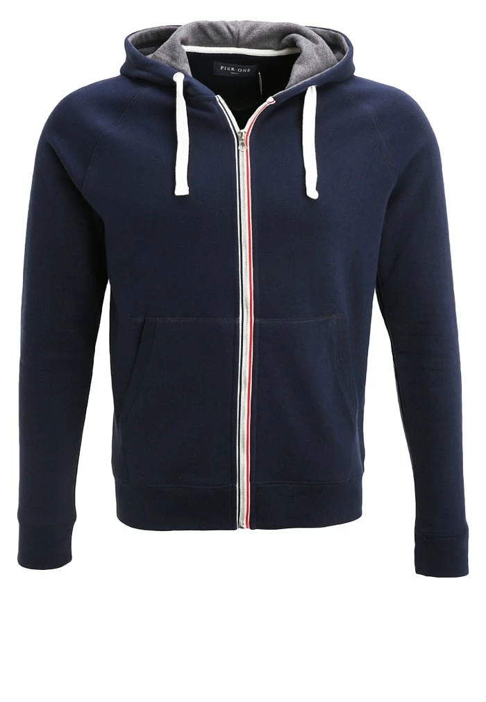 Pier One Zip-up Sweatshirt - Navy 6 Pier One Zip-up Sweatshirt - Navy - Image 6