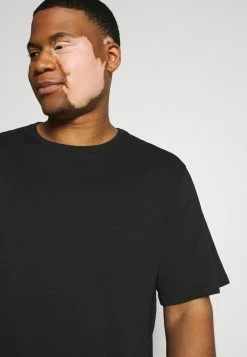 Pier One 3 PACK - Basic T-shirt - Khak/ Grey /black -Pier One Shop 094177a2d5f1498e81eab88ab4eb794f