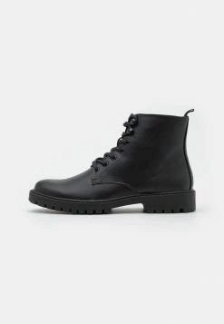 Pier One Lace-up Ankle Boots - Black