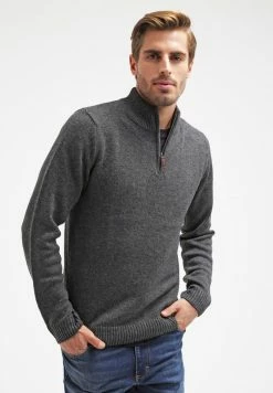 Pier One Jumper - Dark Grey Melange