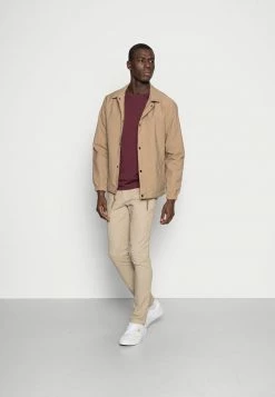 Pier One 2 PACK - Basic T-shirt - Bordeaux