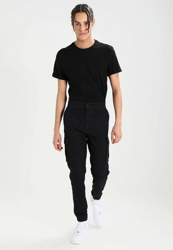 Pier One Cargo Trousers - Black 2 Pier One Cargo Trousers - Black - Image 2