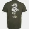 Pier One Print T-shirt - Dark Green