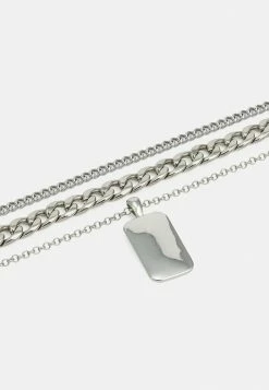 Pier One 3 PACK - Necklace - Silver-coloured -Pier One Shop 0cd0939e2bfc470cb246c561b17771c5