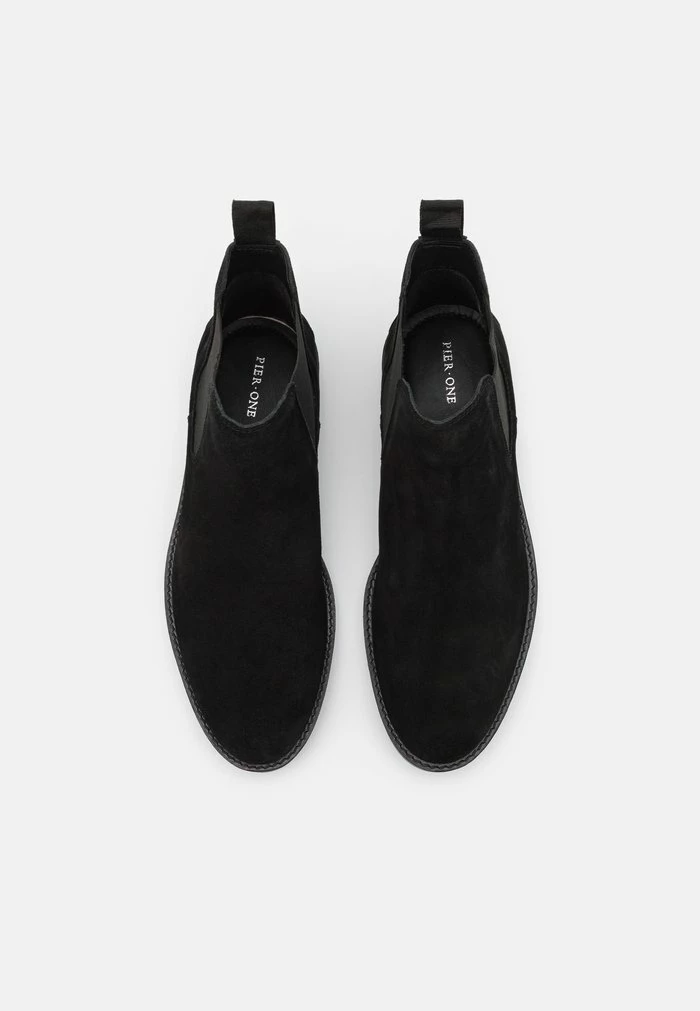 Pier One LEATHER - Classic Ankle Boots - Black 4 Pier One LEATHER - Classic Ankle Boots - Black - Image 4