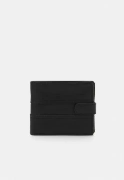 Pier One LEATHER - Wallet - Black
