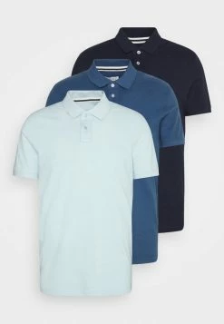 Pier One 3 PACK - Polo Shirt - Light Blue/blue/dark Blue -Pier One Shop 0ff6d1a0739145f6be830ca146804cdf