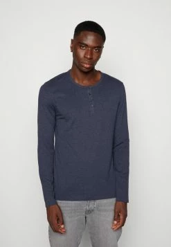 Pier One UNISEX 2 PACK - Long Sleeved Top - Mottled Blue/black -Pier One Shop 121c3079a28d4aa18d1b7d7ef2763101