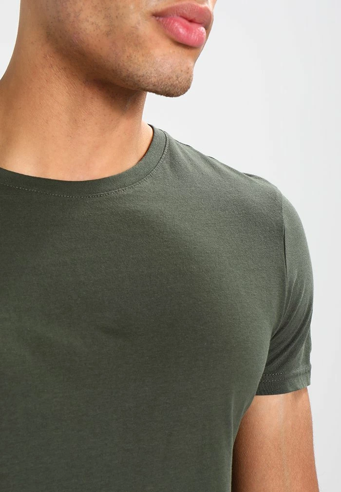 Pier One Basic T-shirt - Khaki 6 Pier One Basic T-shirt - Khaki - Image 6