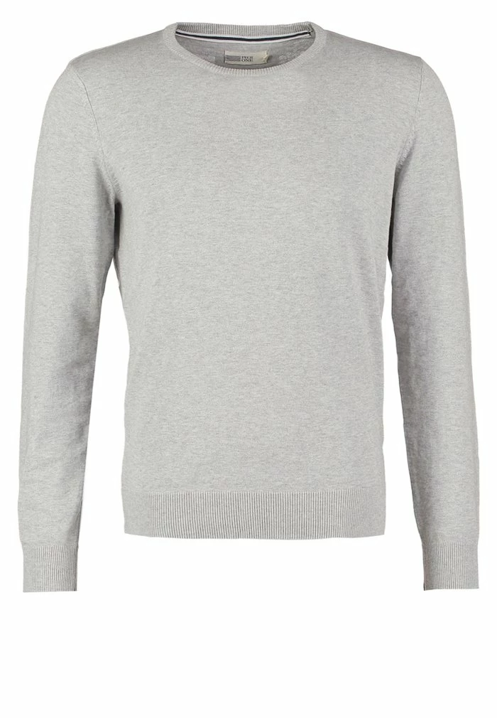 Pier One BASIC CREWNECK - Jumper - Light Grey 5 Pier One BASIC CREWNECK - Jumper - Light Grey - Image 5