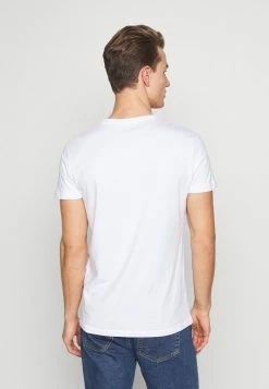 Pier One 5 PACK - Basic T-shirt - White/black -Pier One Shop 1668a615b94040369308c97efdb1bcb6