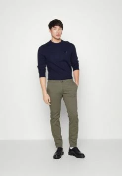 Pier One 2 PACK - Chinos - Black/olive