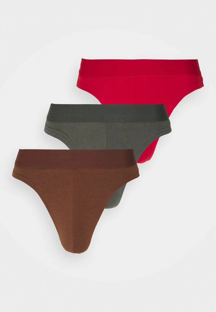 Pier One 3 PACK - Briefs - Dark Grey/brown/red 4 Pier One 3 PACK - Briefs - Dark Grey/brown/red - Image 4