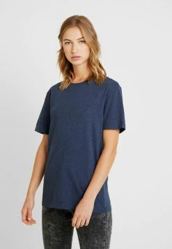 Pier One Basic T-shirt - Dark Blue Melange -Pier One Shop 1913ab27ec374ef0b3e6a5ff891afb49
