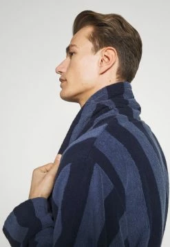 Pier One Dressing Gown - Dark Blue/blue -Pier One Shop 191bb9537ad549ad9c45b17fe7491478