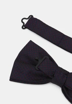 Pier One SET - Bow Tie - Dark Blue/bordeaux -Pier One Shop 1d406020b3614735b69fd263e26883ae