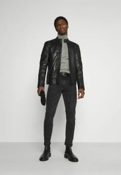 Pier One 2 PACK - Jumper - Black/mottled Light Grey