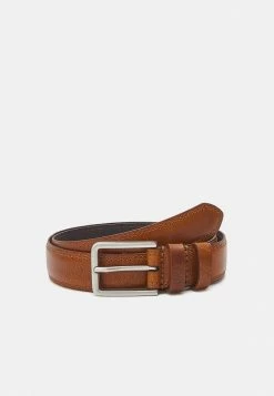 Pier One LEATHER - Belt Business - Cognac