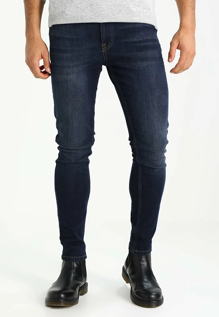 Pier One Jeans Skinny Fit - Dark Blue Denim 1 Pier One Jeans Skinny Fit - Dark Blue Denim
