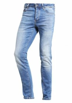 Pier One DISTRESSED DENIM SLIM FIT - Slim Fit Jeans - Light Blue -Pier One Shop 274a01b7a55044638259503c6ee8946b