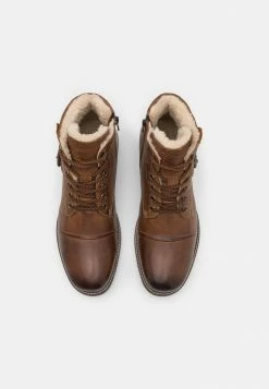 Pier One Lace-up Ankle Boots - Cognac -Pier One Shop 27736066fe384ae7b91bbfd9061a566e