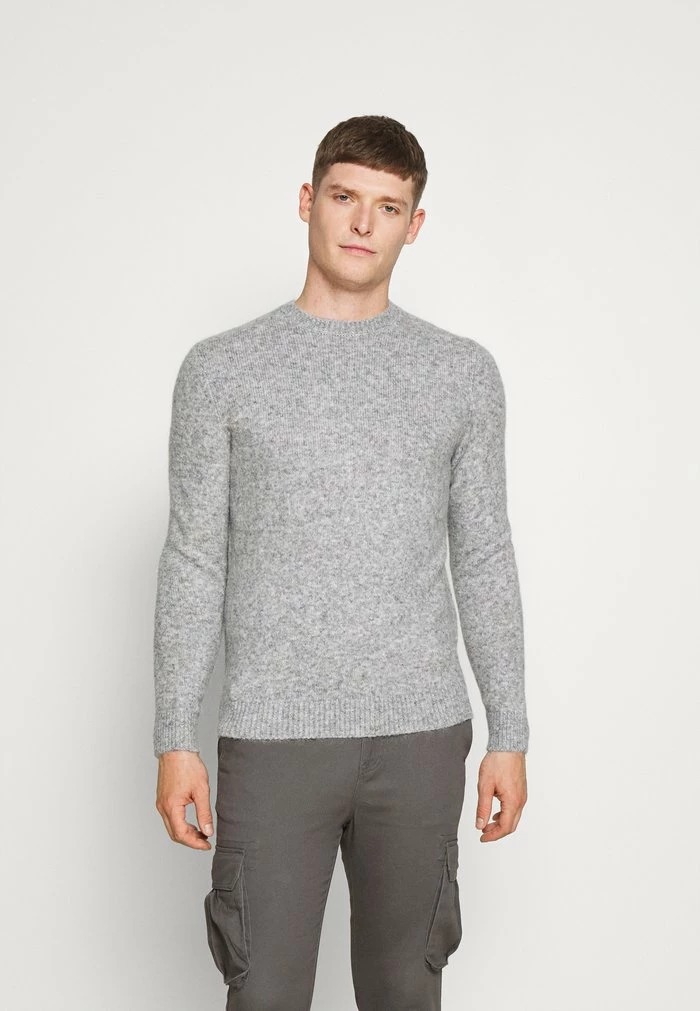 Pier One Jumper - Mottled Light Grey 1 Pier One Jumper - Mottled Light Grey