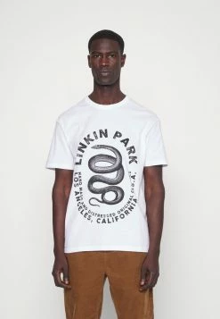 Pier One LINKIN PARK TEE - Print T-shirt - White