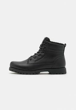 Pier One Lace-up Ankle Boots - Black