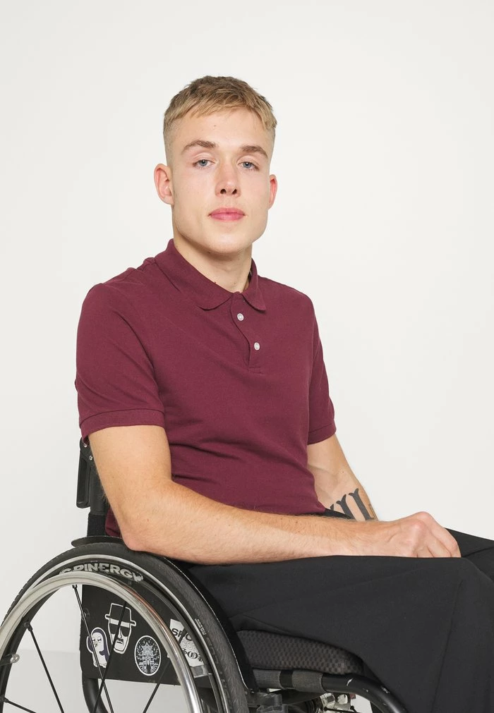 Pier One Polo Shirt - Bordeaux 3 Pier One Polo Shirt - Bordeaux - Image 3