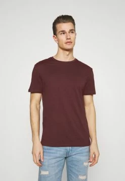 Pier One 3 PACK - Basic T-shirt - Black/grey/bordeaux -Pier One Shop 2d6e3b91aae541ef977efb9debcd78fb