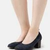Pier One LEATHER - Classic Heels - Dark Blue
