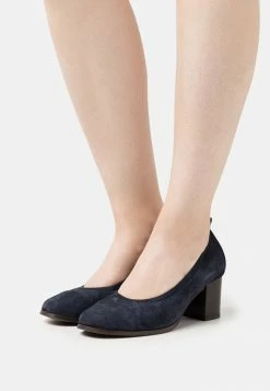 Pier One LEATHER - Classic Heels - Dark Blue