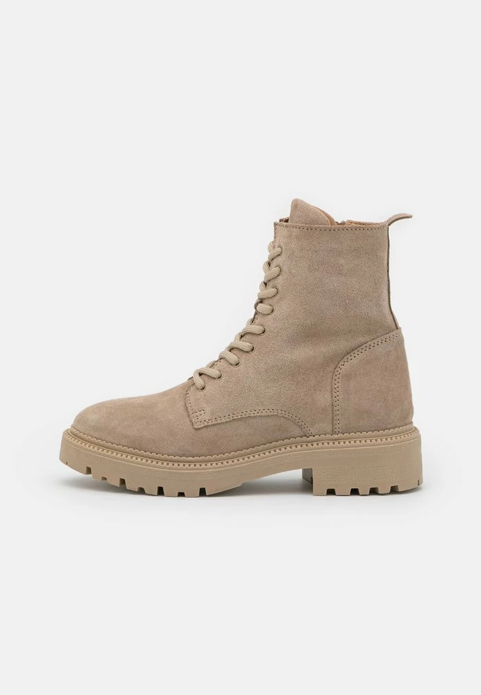 Pier One LEATHER - Lace-up Ankle Boots - Beige 2 Pier One LEATHER - Lace-up Ankle Boots - Beige - Image 2