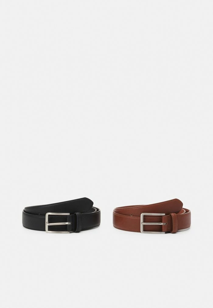 Pier One 2 PACK - Belt - Brown/black 1 Pier One 2 PACK - Belt - Brown/black