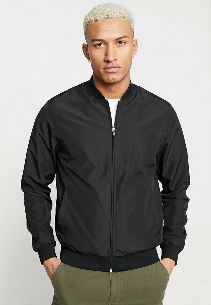 Pier One Bomber Jacket - Black 1 Pier One Bomber Jacket - Black