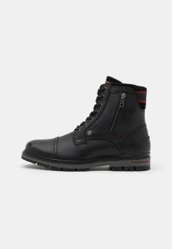 Pier One Lace-up Ankle Boots - Black