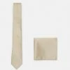 Pier One SET - Pocket Square - Beige