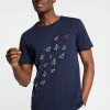 Pier One Print T-shirt - Dark Blue