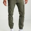 Pier One Cargo Trousers - Olive