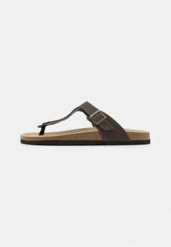 Pier One UNISEX - T-bar Sandals - Brown