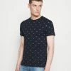 Pier One Print T-shirt - Dark Blue