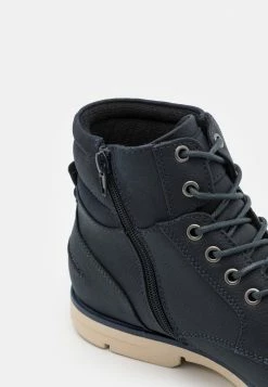 Pier One Lace-up Ankle Boots - Dark Blue -Pier One Shop 3db8c738dd4a472d98748711223712ae