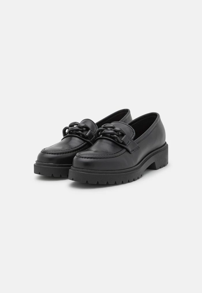 Pier One LEATHER - Slip-ons - Black 3 Pier One LEATHER - Slip-ons - Black - Image 3