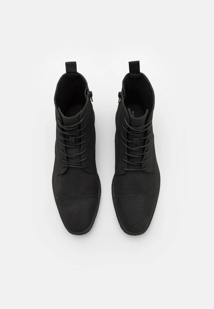Pier One Lace-up Ankle Boots - Black 4 Pier One Lace-up Ankle Boots - Black - Image 4
