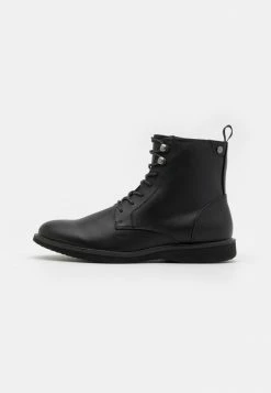 Pier One Lace-up Ankle Boots - Black