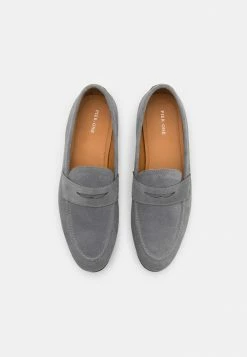 Pier One LEATHER - Slip-ons - Grey -Pier One Shop 4669dbb2bac74f819e500ff58ff2e503